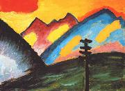 Alexej von Jawlensky Einsamkeit oil